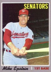 1970 Topps Baseball Cards      235     Mike Epstein
